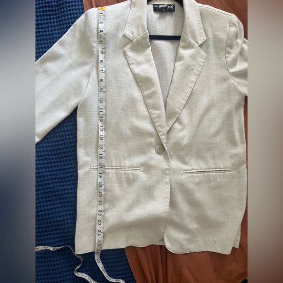 Vintage Linen Mix Blazer - Picture 7 of 13